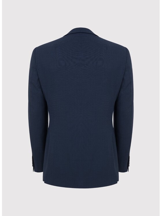 Pako Lorente Pako Lorente Marynarka P25SP-3G-018 Granatowy Super Slim Fit