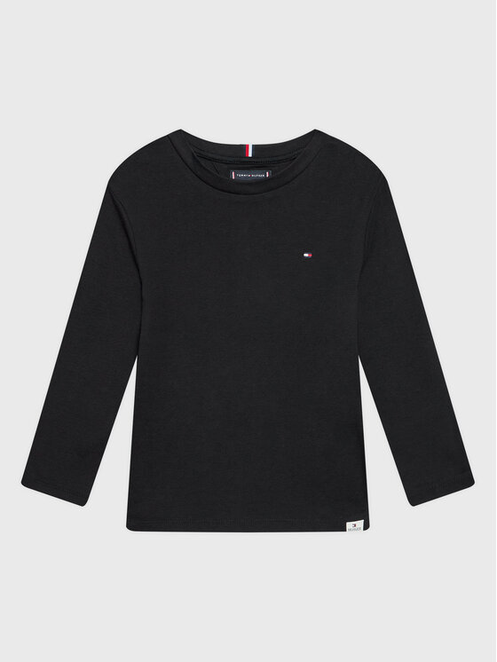 Tommy Hilfiger Blūze Essential KB0KB07803 D Melns Regular Fit