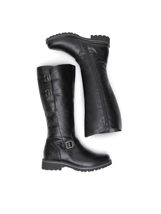 Remonte Remonte Kozačky R6590-01 Černá