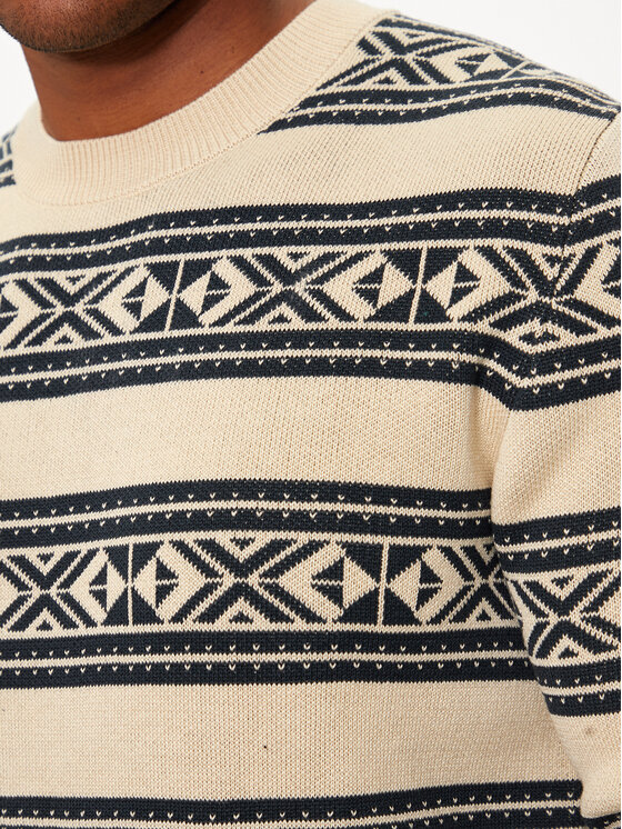 Matinique Matinique Sweter Triton 30207482 Beżowy Regular Fit