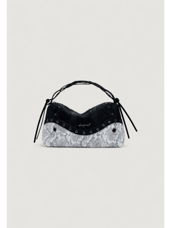 Desigual Desigual Torba BAG_SNAKE PATCH BERGAMO Czarny