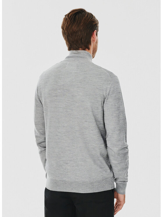 Pako Lorente Pako Lorente Sweter P24WF-2X-016 Szary Classic Fit