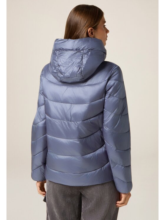 Oltre Oltre Giubbotto piumino F617R001433N004 Turchese Baggy Fit