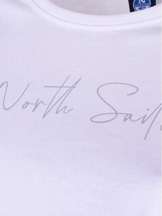 North Sails North Sails T-Shirt 90 2356 000 | T-Shirt S/S W/Logo Λευκό Regular Fit