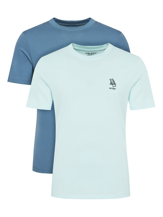 Blend Blend T-shirt 20718848 Tirkizna Regular Fit