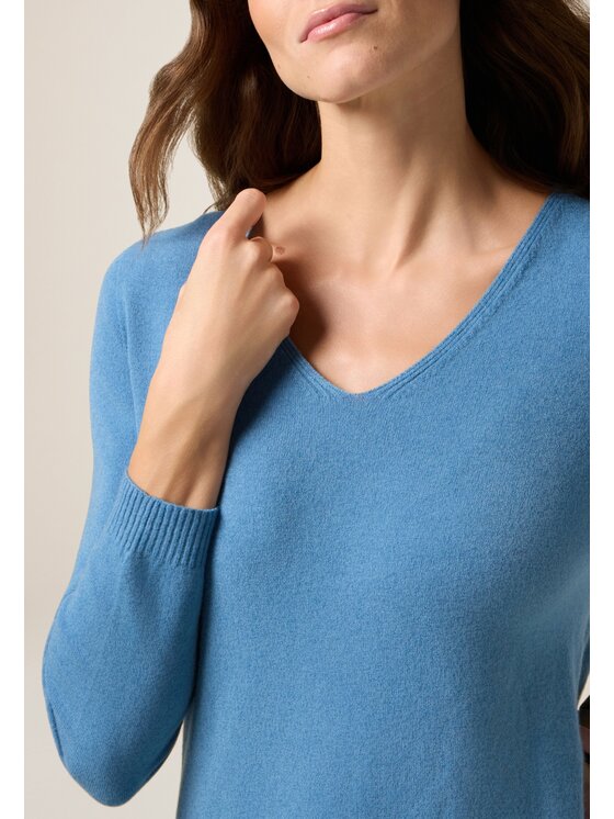 Oltre Oltre Cardigan M046E002032N0A4 Turchese Regular Fit