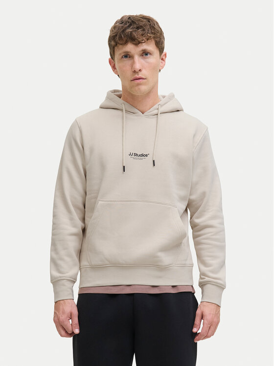 Jack & Jones Jack & Jones Pulóver Soho 12278789 Bézs Relaxed Fit