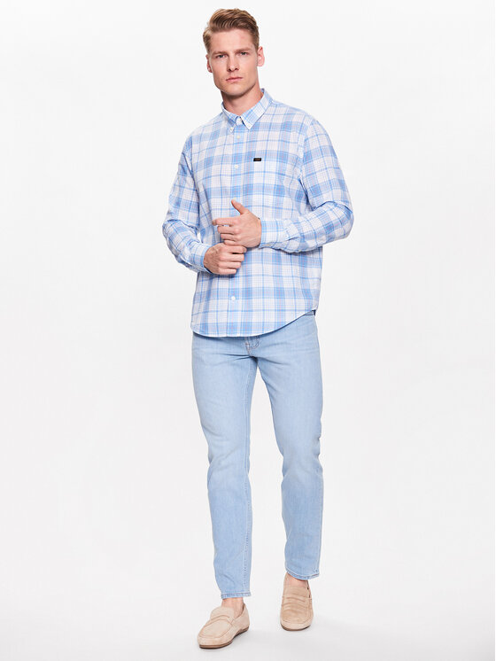 Lee Lee Jeansy L701PXC10 112331691 Błękitny Slim Fit