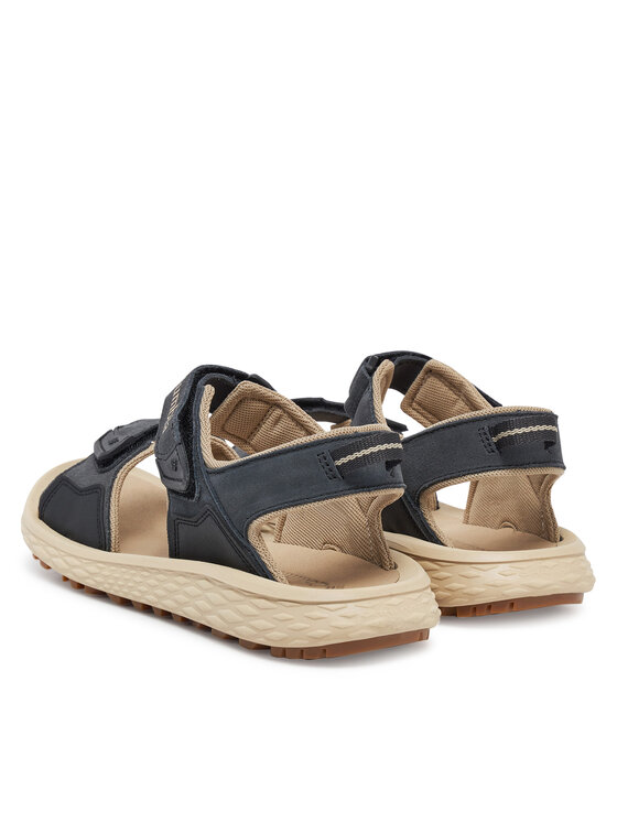 Columbia Columbia Sandály Konos Hiker 2-Strap 2121561 Černá