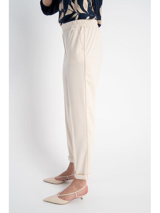 CLICK CLICK Παντελόνι υφασμάτινο 30-424 Μπεζ Skinny Fit