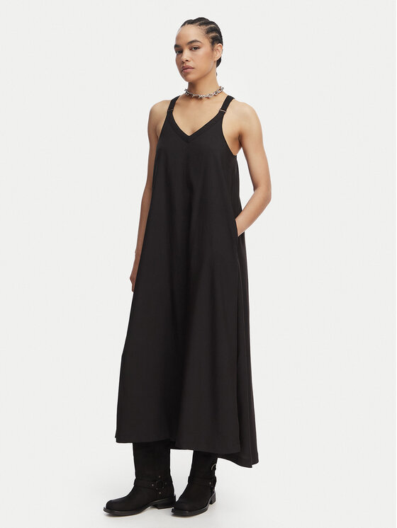 G-Star Raw G-Star Raw Лятна рокля D28398-E344 Черен Relaxed Fit