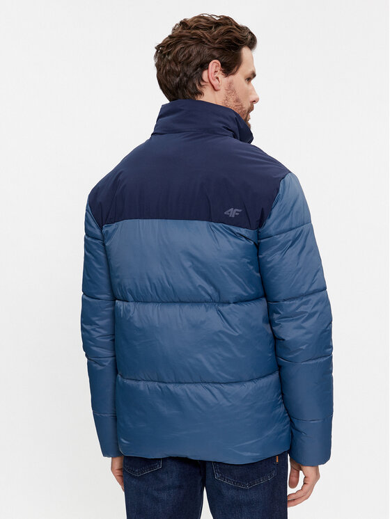 4F 4F Winterjacke 4FWAW23TDJAM348 Dunkelblau Regular Fit