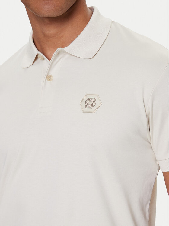 BOSS BOSS Polokošeľa Future 50543891 Écru Regular Fit