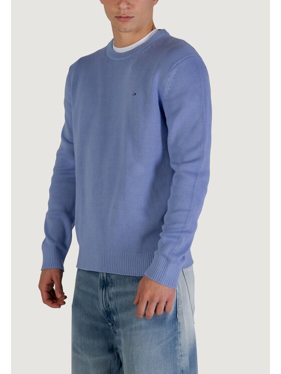 Tommy Jeans Tommy Jeans Πουλόβερ TJM SLIM ESS SWEATER Μωβ Slim Fit