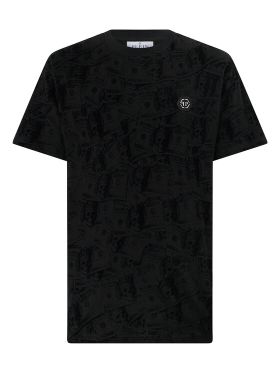 PHILIPP PLEIN PHILIPP PLEIN T-Shirt 31093 Czarny Regular Fit