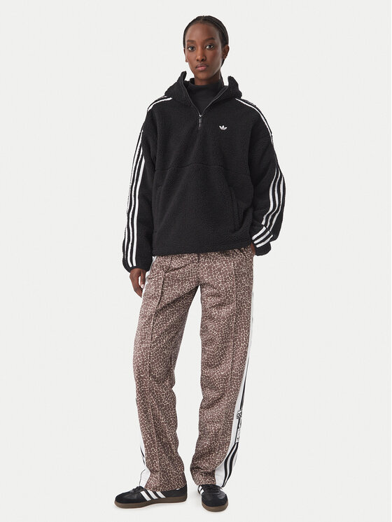 adidas adidas Felpa Adiluna Season 2 X Jennie Fleece Hoodie Jacket LD8926 Nero Regular Fit