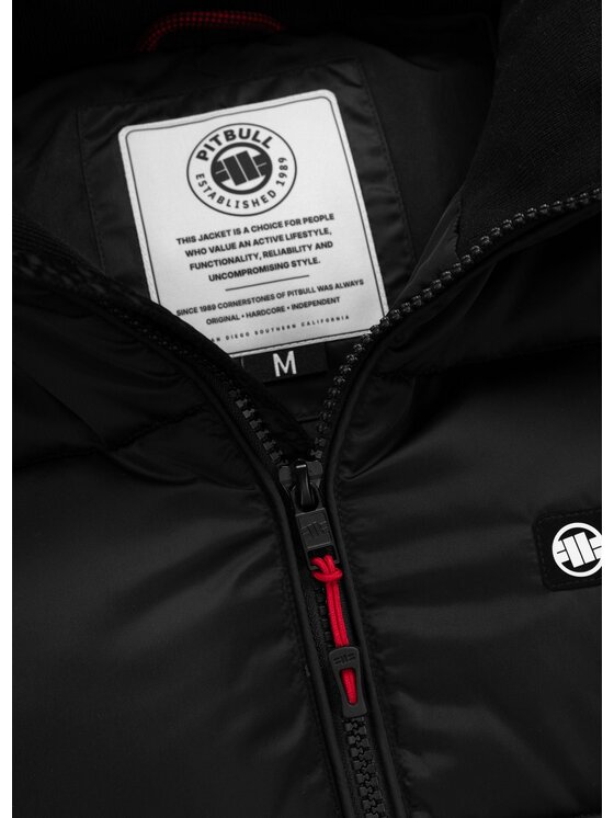 PITBULL PITBULL Kurtka zimowa Walpen II Czarny Regular Fit