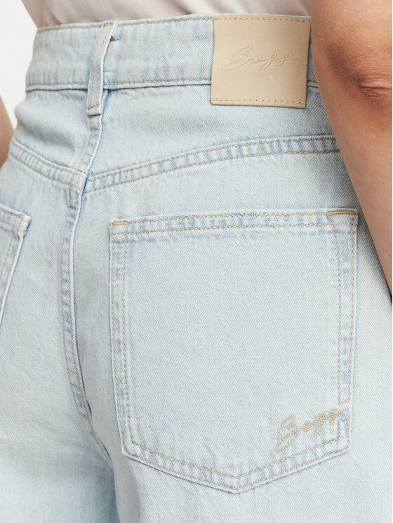 BOSS BOSS Džínsy C Marlene Crop 50558703 Svetlo modrá Straight Fit