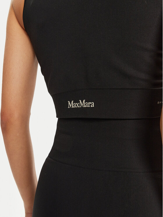 Max Mara Leisure Max Mara Leisure Marškinėliai Urago 2426366208 Juoda Slim Fit