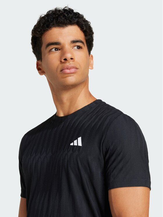 adidas adidas Koszulka techniczna 140947 Czarny Slim Fit