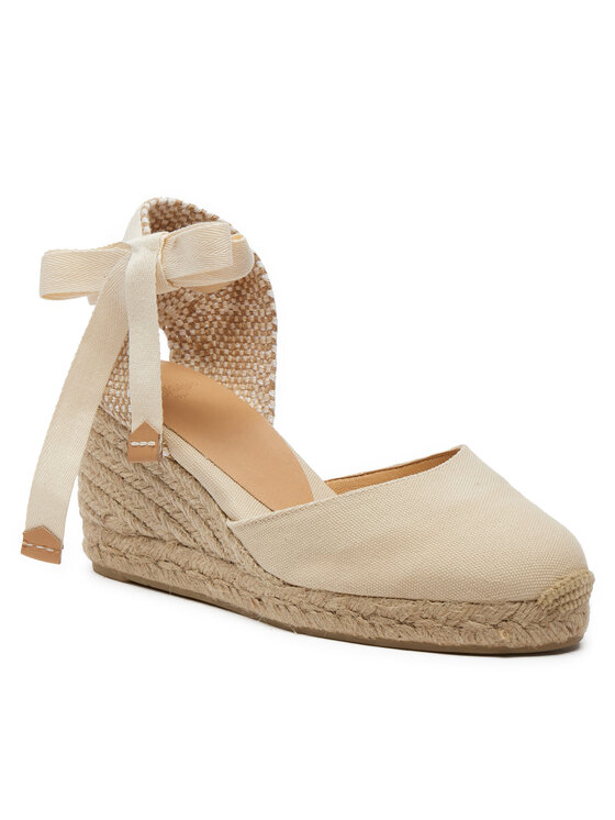 Castañer Castañer Espadryle Carina/6/001 020964 Biały