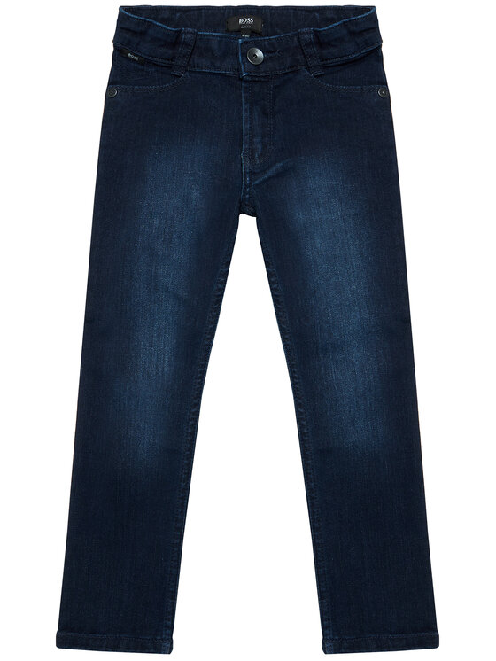 BOSS Boss Teksad J24710 M Tumesinine Slim Fit