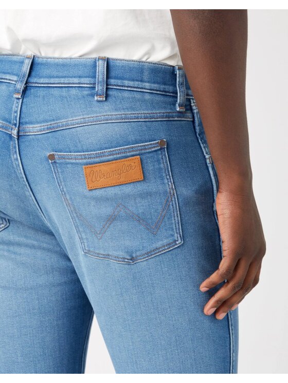Wrangler Wrangler Jeansy LARSTON Niebieski Slim Fit