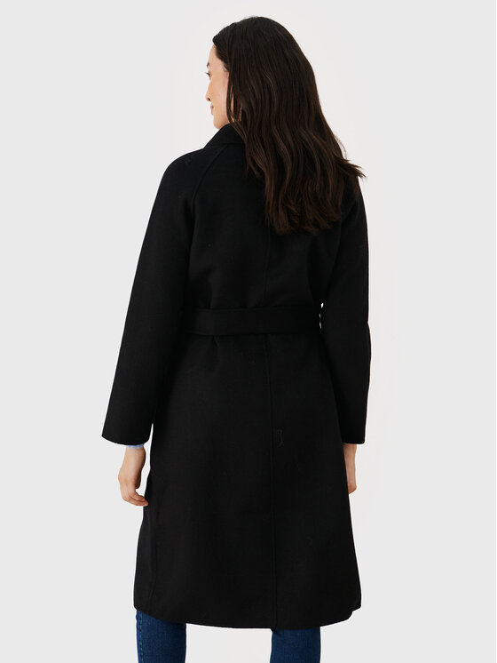 Part Two Part Two Wollmantel Rinna 30306929 Schwarz Regular Fit