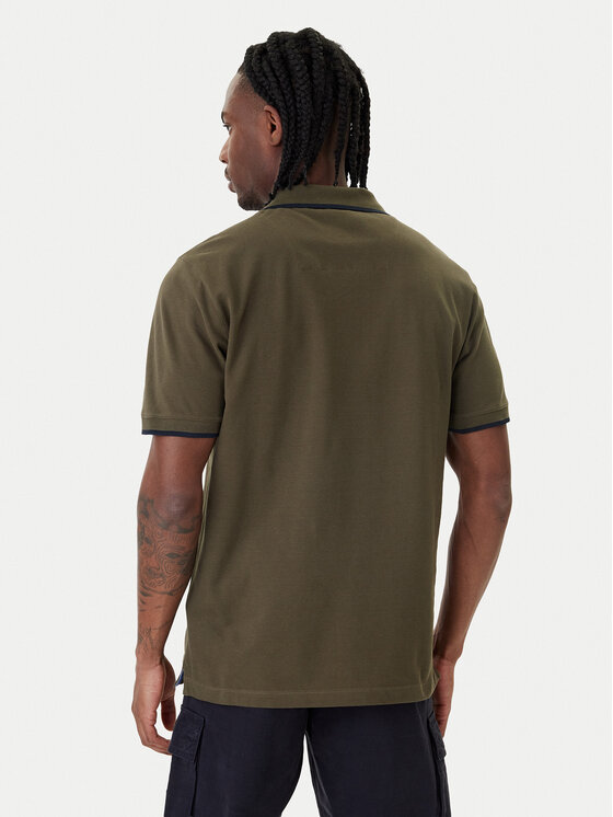 Aeronautica Militare Aeronautica Militare Tricou polo 261PO1308UP00082 Kaki Regular Fit