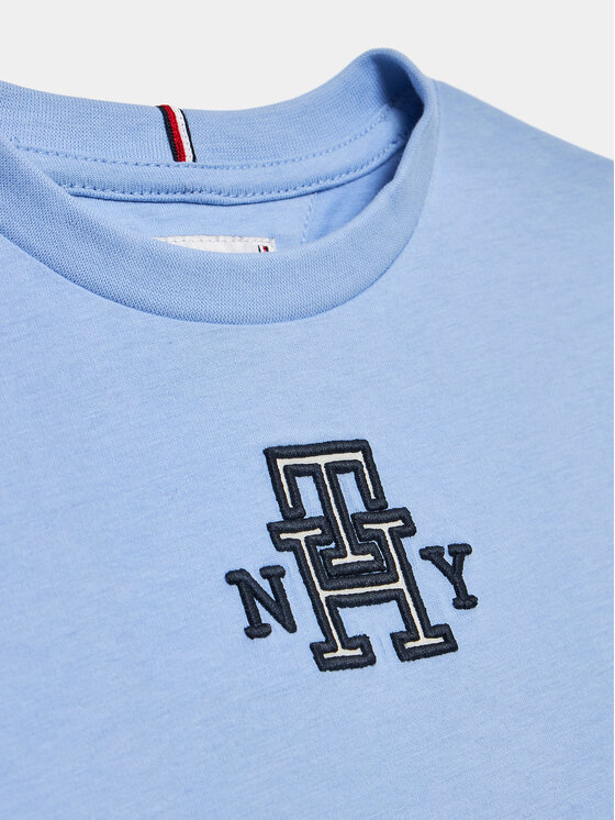Tommy Hilfiger Tommy Hilfiger Tričko KG0KG07437 D Modrá Regular Fit