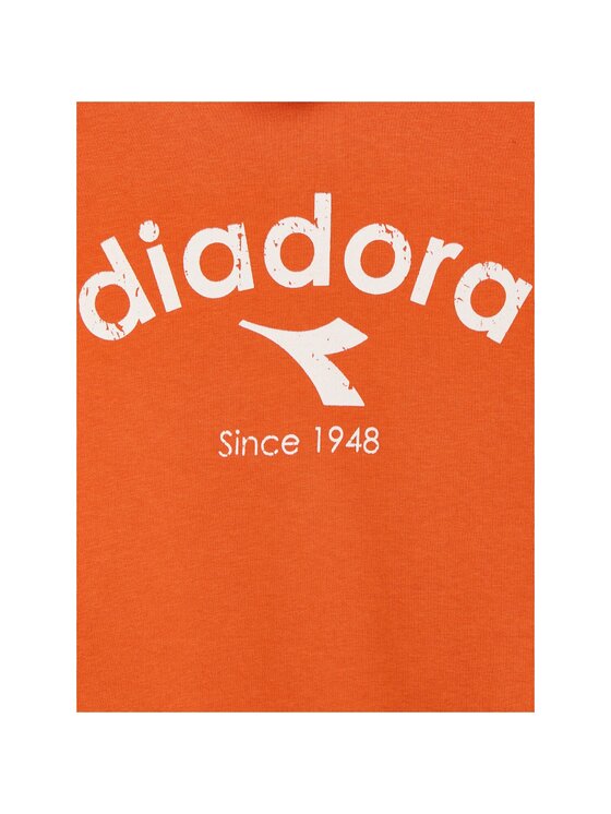 Diadora Diadora Bluza HOODIE ATHL. LOGO Pomarańczowy Loose Fit