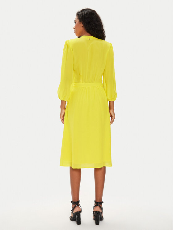 Liu Jo Liu Jo Ежедневна рокля CA4061 T5853 Жълт Regular Fit