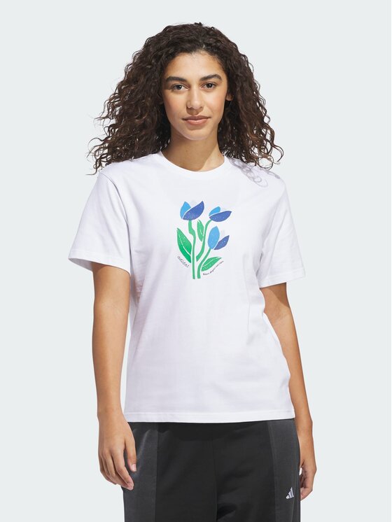 adidas adidas T-Shirt 167502 Biały Regular Fit