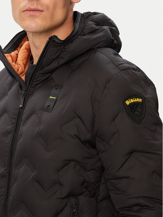 Blauer Blauer Pehelykabát Piery 26WBLUC03233 Fekete Regular Fit