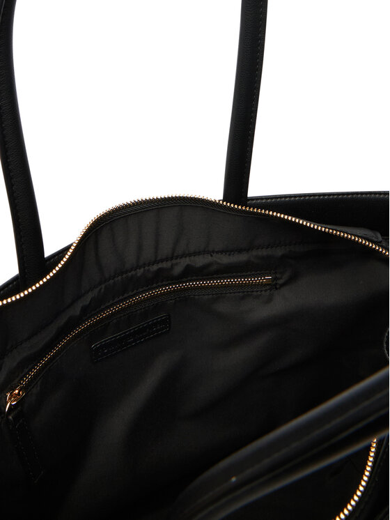 Tommy Hilfiger Tommy Hilfiger Дамска чанта Th Logotape Tote AW0AW18742 Черен