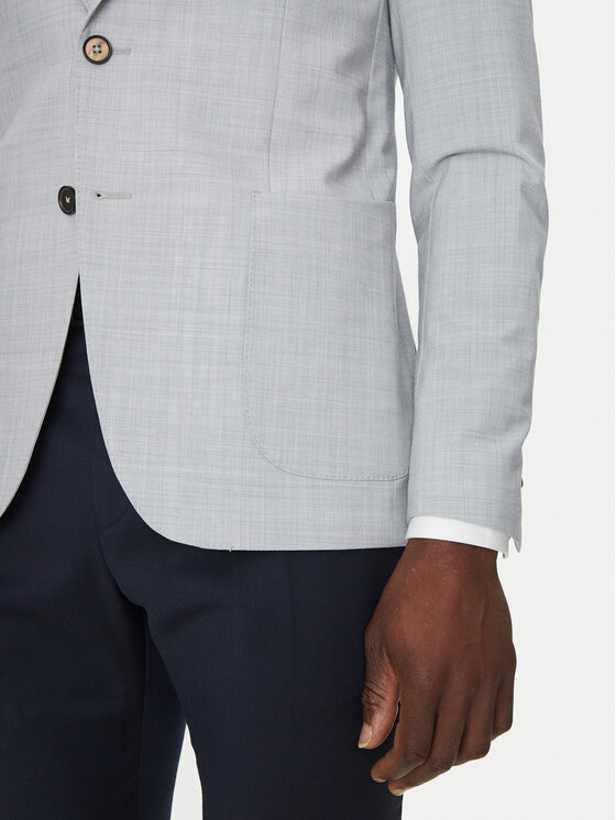 Michael Kors Michael Kors Sacou MK0SB01025 Gri Slim Fit