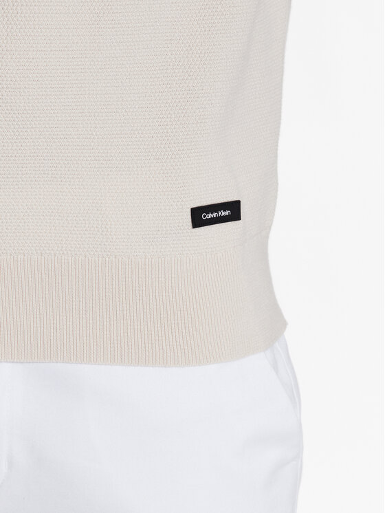 Calvin Klein Cotton Silk Blend Cn Sweater Pff Slate Gray