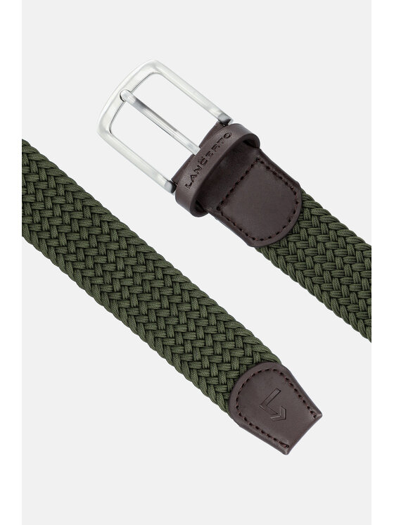 Lancerto Lancerto Pasek Męski Pleat PS090124000028 Zielony