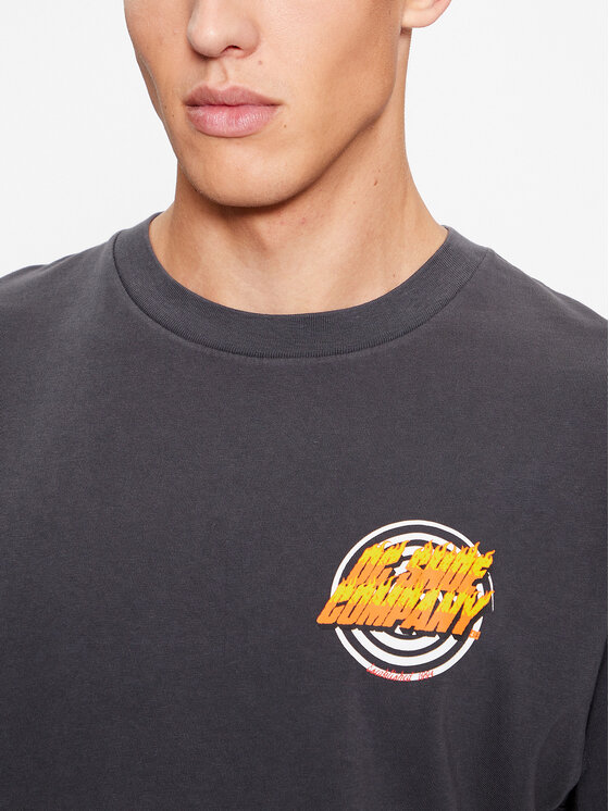 DC Shoes DC Shoes Тишърт Burner Tees ADYZT05271 Черен Regular Fit