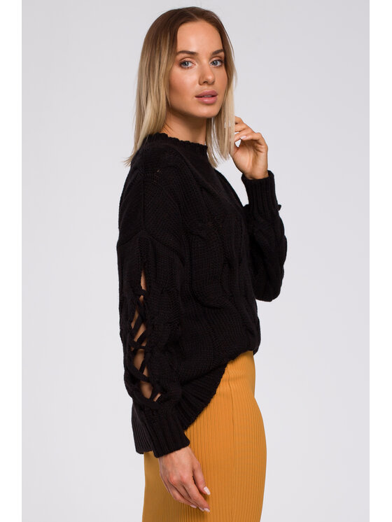 Made of Emotion Made of Emotion Sweter M539 Czarny