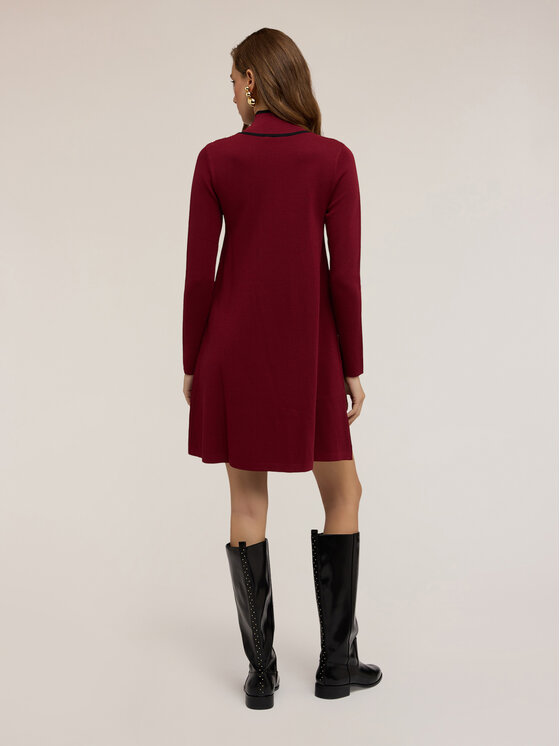 Motivi Motivi Abito da cocktail 7645W001472N0Z6 Bordeaux Regular Fit
