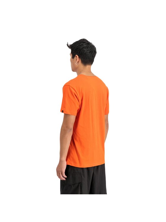 Alpha Industries Alpha Industries Tričko AI.100501-736 Oranžová Basic Fit