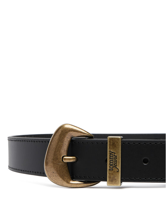 Tommy Jeans Tommy Jeans Opasok Tjw Cool Brass 30 AW0AW18845 Čierna