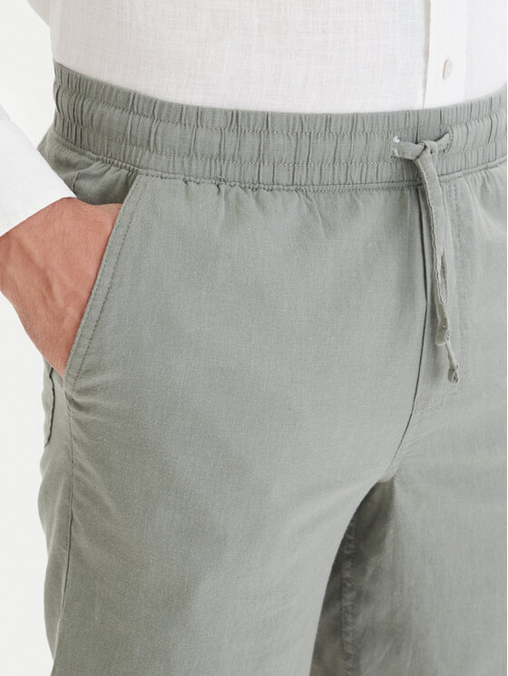 Jack & Jones Jack & Jones Pantalon scurți din material Jaiden 12293768 Verde Relaxed Fit
