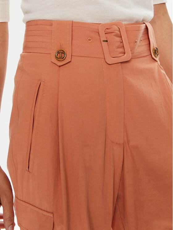 TWINSET TWINSET Hlače 241TT2052 Narančasta Loose Fit