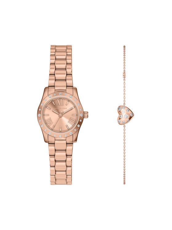 Michael Kors Set de ceas și brățară Lexington Set MK4994SET Roz
