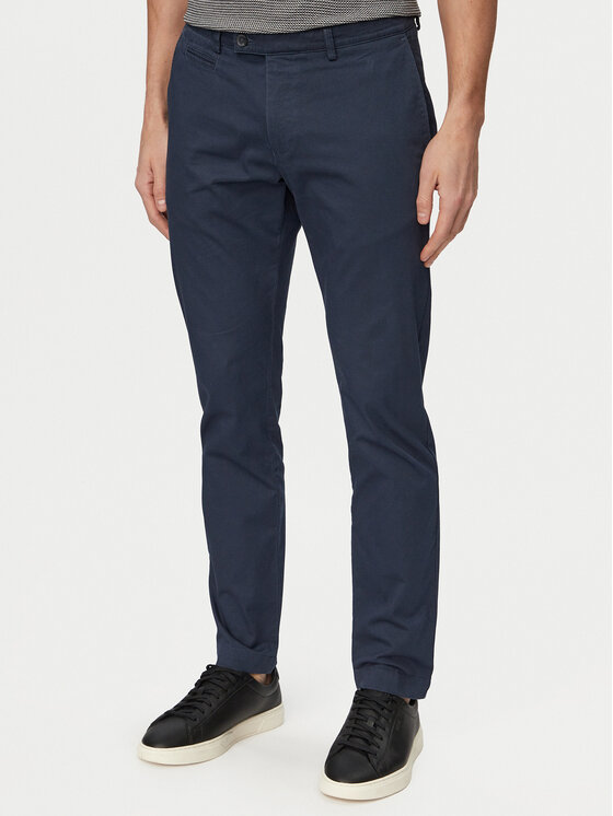 Bugatti Bugatti Chinos kelnes 4130-16370E Tamsiai mėlyna Regular Fit
