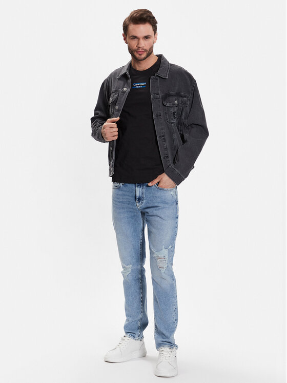 Calvin Klein Jeans Calvin Klein Jeans T-Shirt J30J322872 Μαύρο Regular Fit
