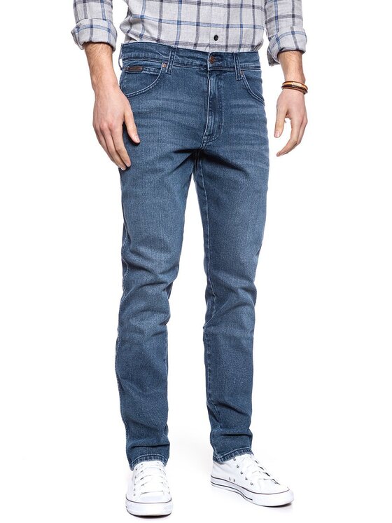 Wrangler Wrangler Jeansy TEXAS TAPER Niebieski Slim Fit