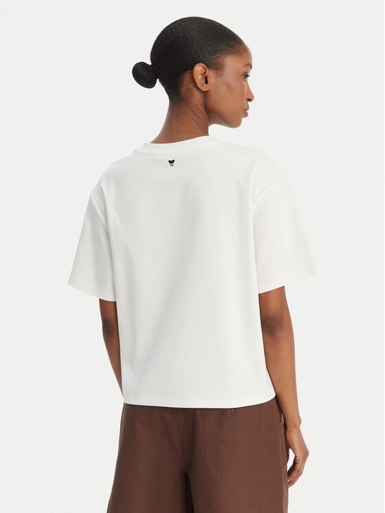 Weekend Max Mara Weekend Max Mara Tricou Sabato 2615941112 Alb Regular Fit